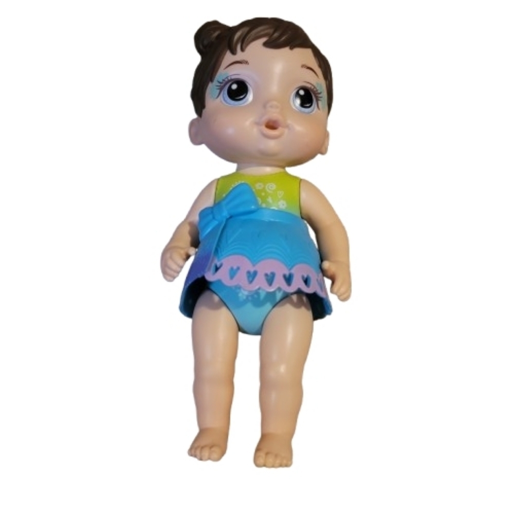 Hasbro BABY ALIVE Doll in Blue skirt